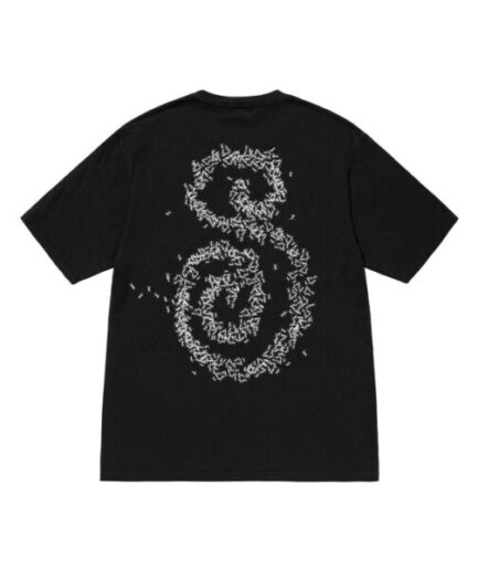 ANTS PIGMENT DYED BLACK TEE