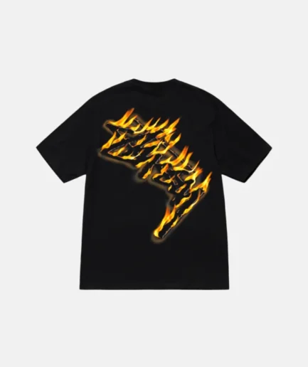 BURNING STOCK BLACK TEE