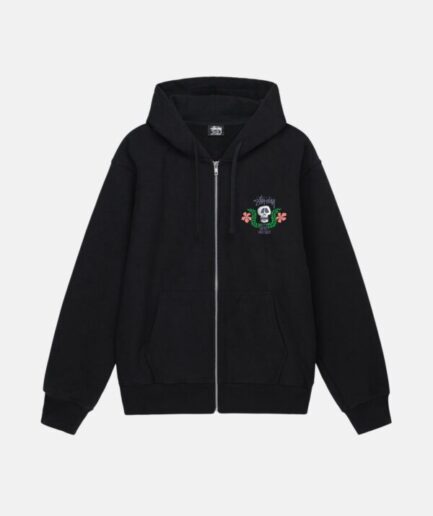 SKULL CREST ZIP HOODIE